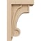 Ekena Millwork 6"W x 12"D x 18"H Classic Alma Rough Cedar Woodgrain TimberThane Corbel, Primed Tan CORUR06X12X18ALMRCPR - alternate 4